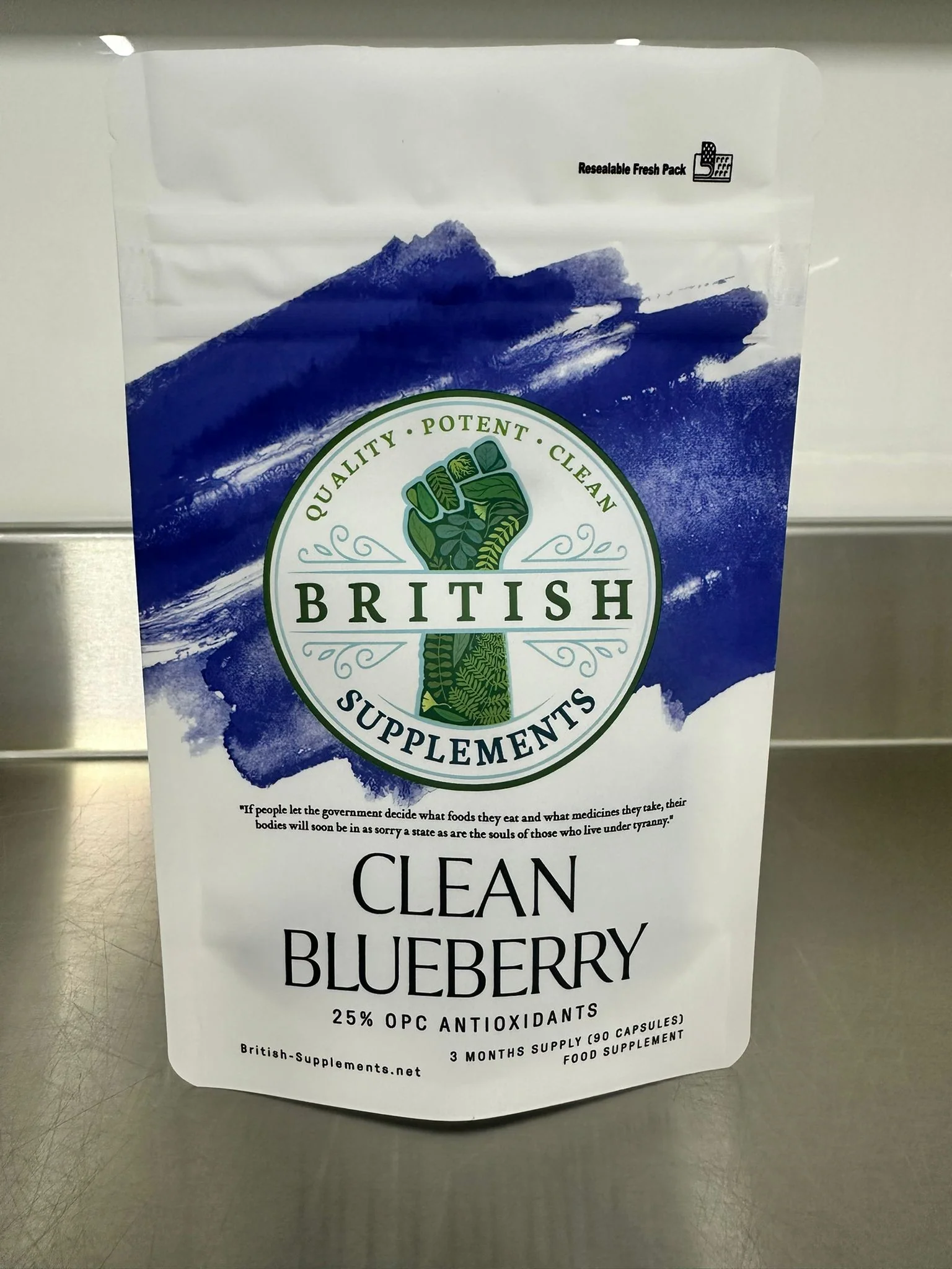 Clean Genuine BlueBerry Extract 5,800mg (25% OPC Antioxidants 36mg) - Image 3