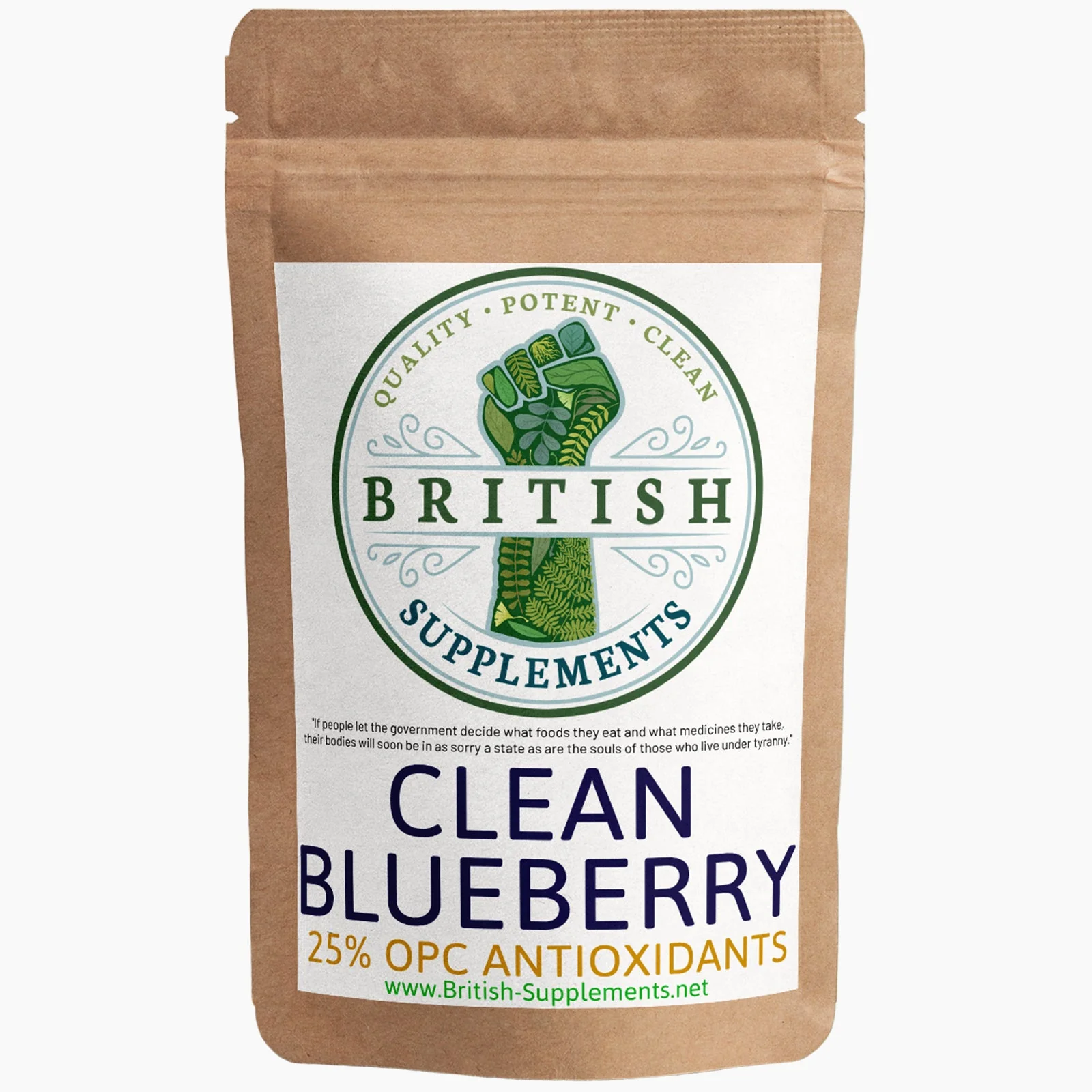 Clean Genuine BlueBerry Extract 5,800mg (25% OPC Antioxidants 36mg) - Image 9