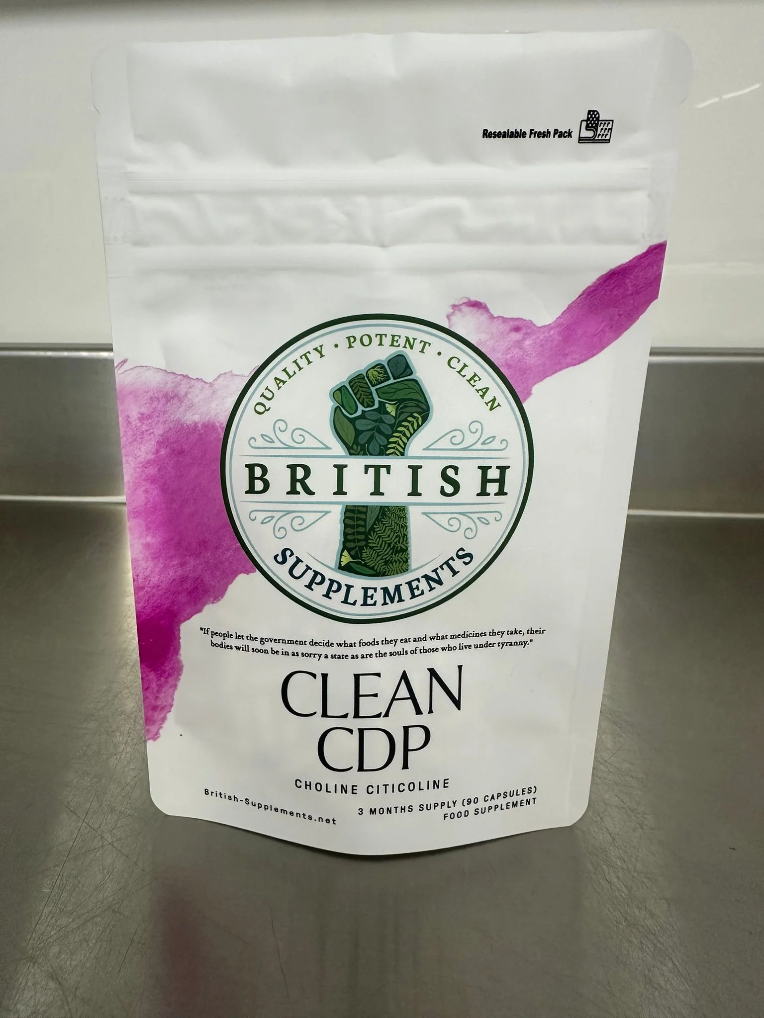 Clean Genuine CDP Choline Citicoline + Uptake Blend - Image 3