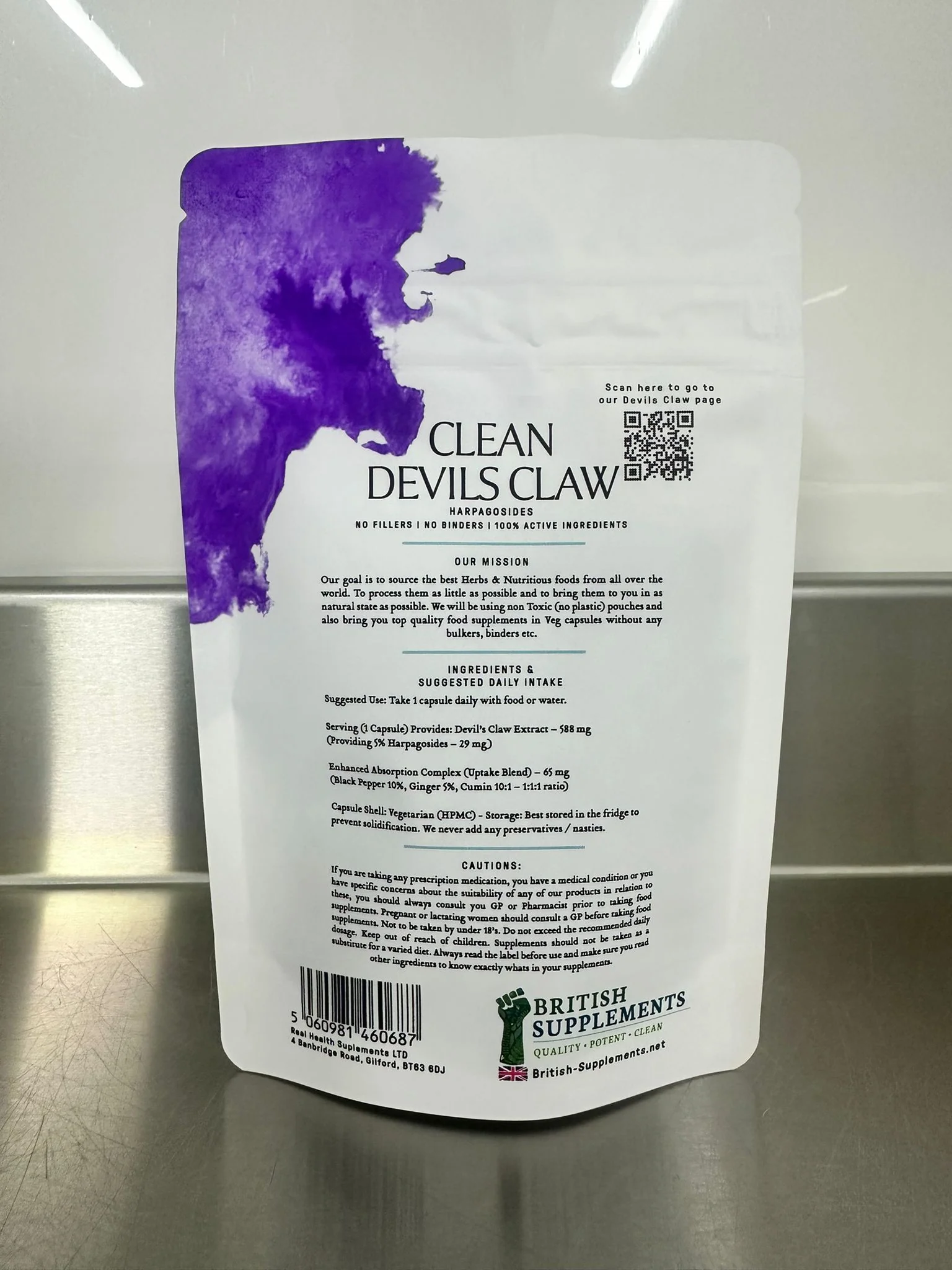Clean Devils Claw (29mg Harpagosides) - Image 4