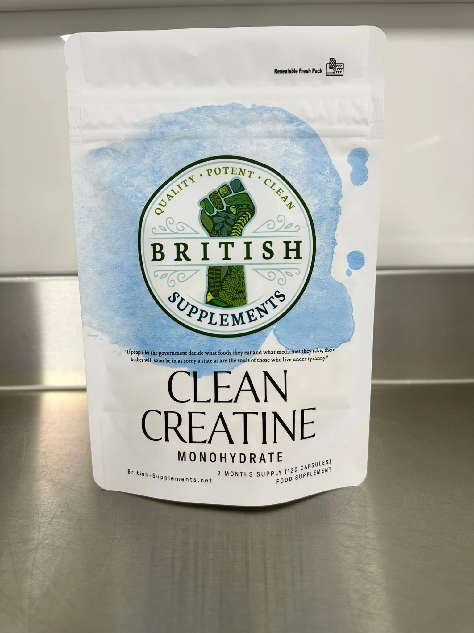 Clean Genuine Creatine Monohydrate, 1,186mg per serving - Image 2