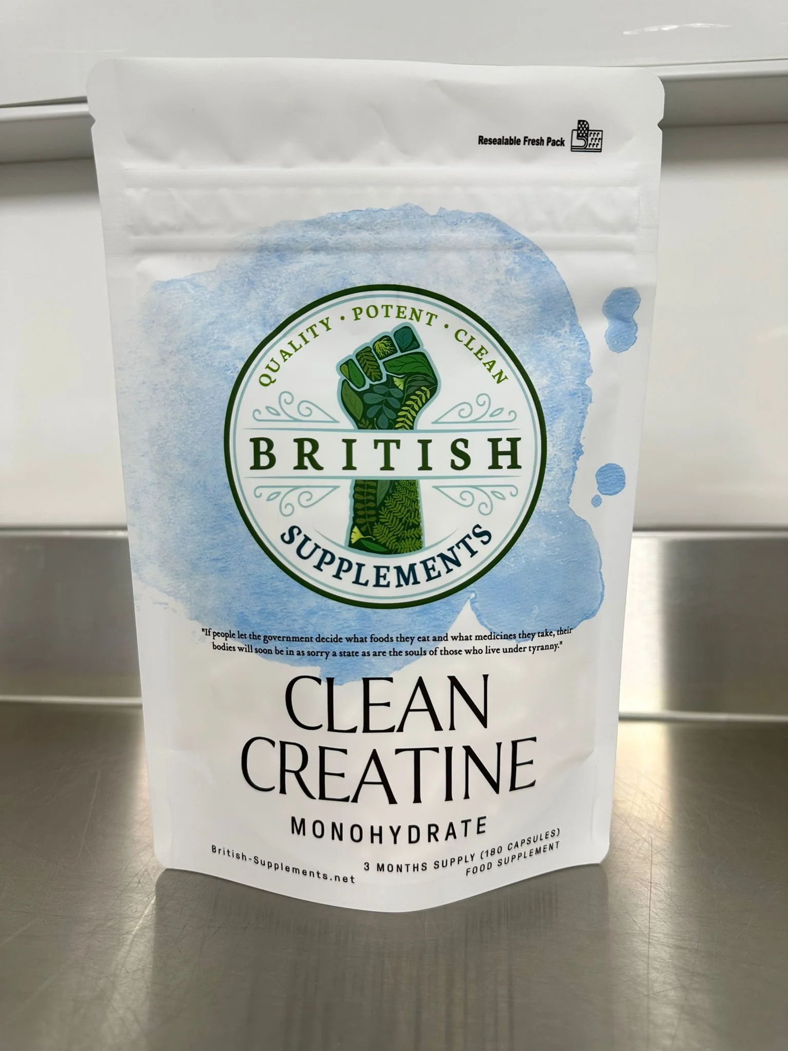 Clean Genuine Creatine Monohydrate, 1,186mg per serving - Image 3