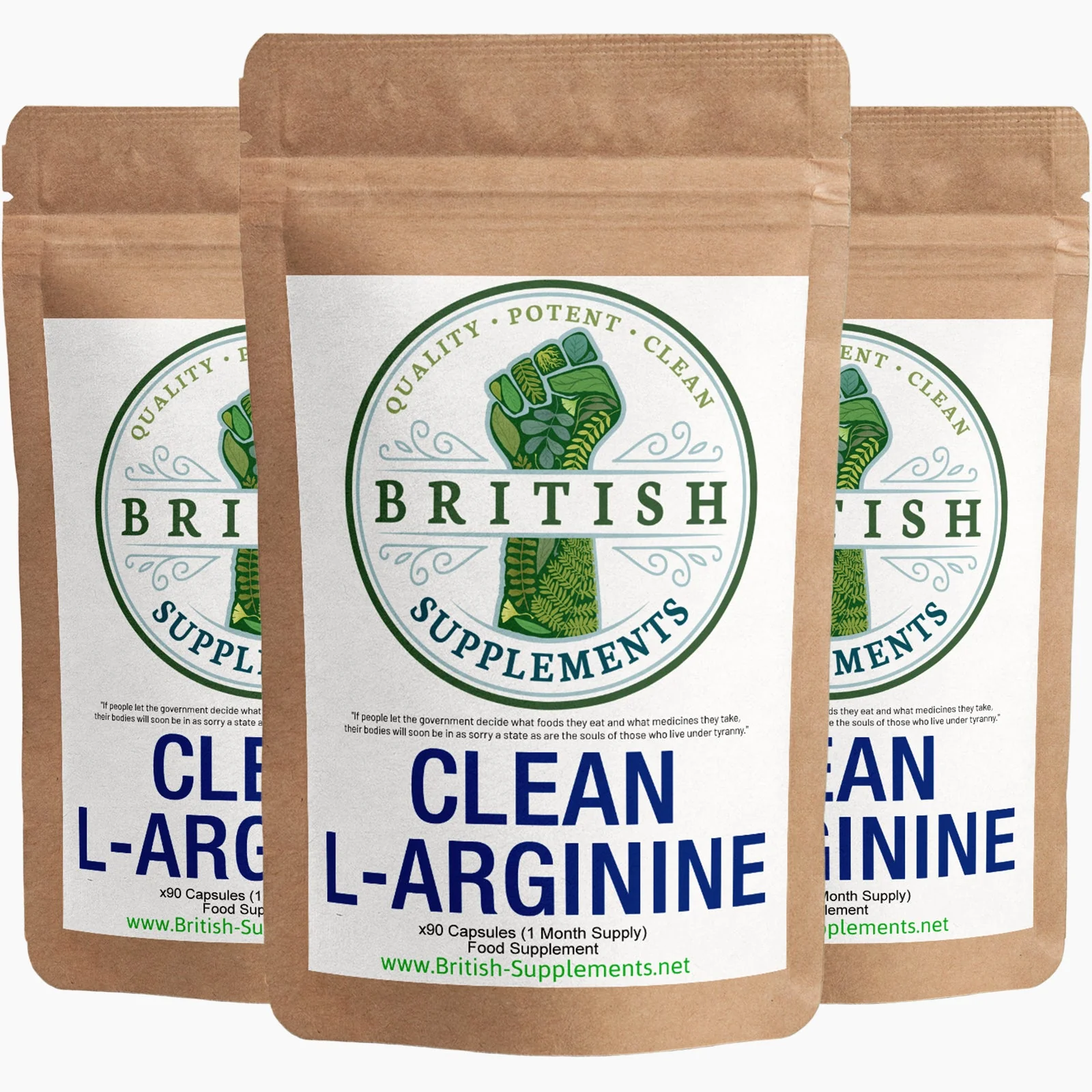 Clean Genuine L-Arginine Supplement