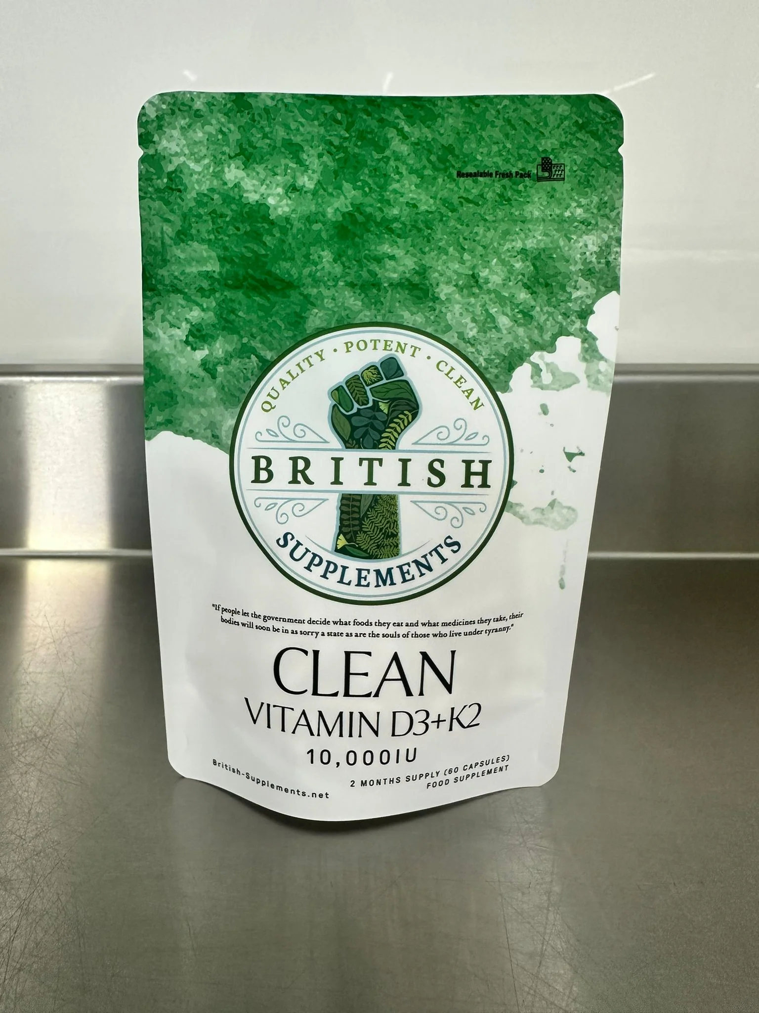 Clean Genuine Vitamin D3+K2 - Image 2