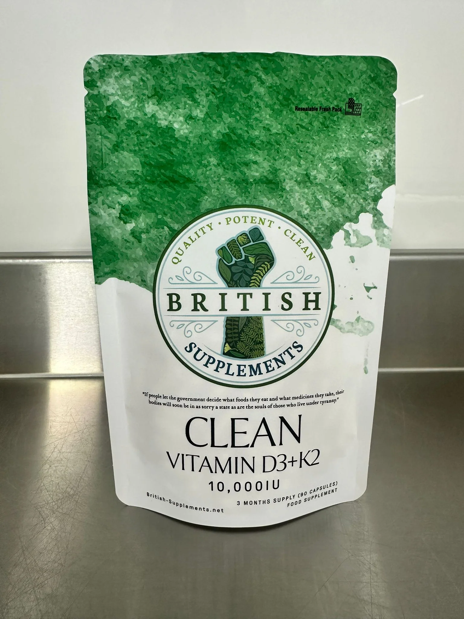 Clean Genuine Vitamin D3+K2 - Image 3